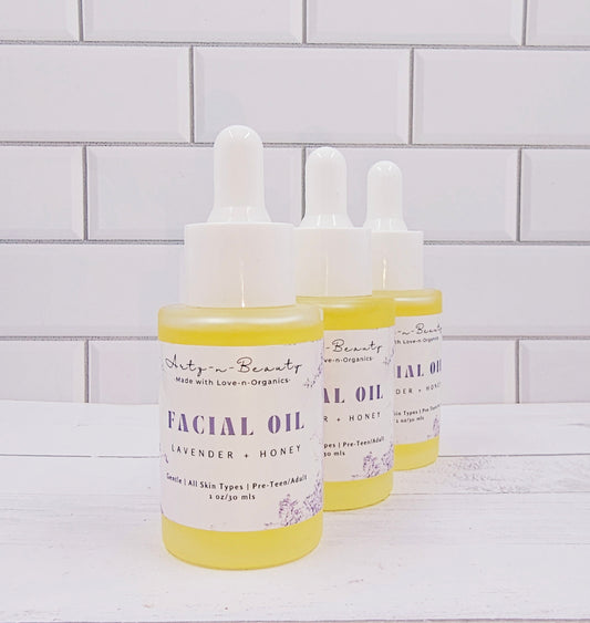 Lavender + Honey Face Oil | For Sensitive Skin | For All Skin Types