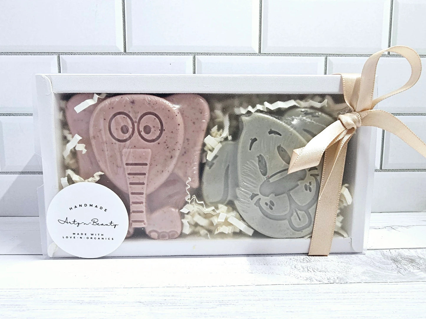 Animal Soap Set for Sensitive Skin | Two-Pack Set | Goat Milk |