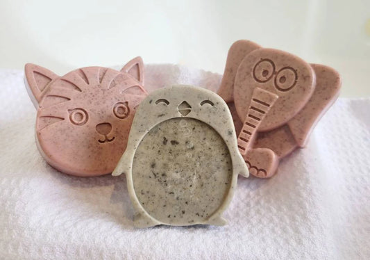 Animal Soap Set for Sensitive Skin | Two-Pack Set | Goat Milk |